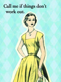 Call Me If Things Don't Work Out Gift Tag